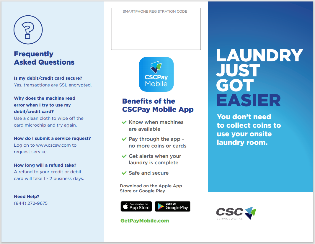 CSCPay Mobile CSC Marketing Pro